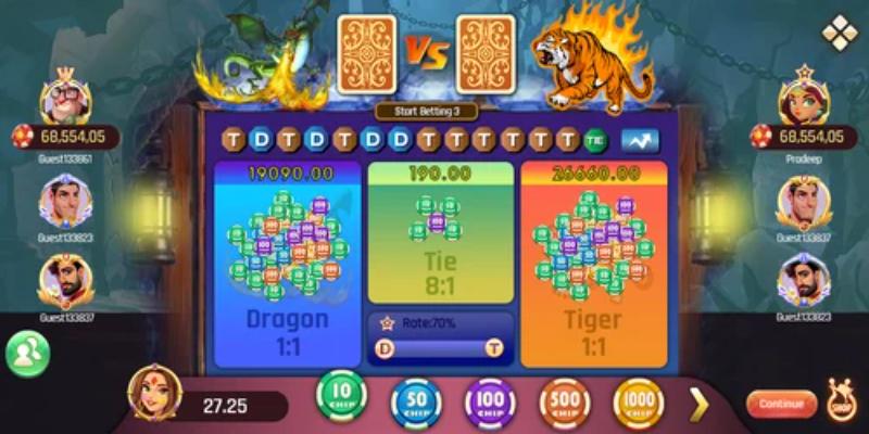 Luật chơi game bài Dragon Tiger siêu chi tiết